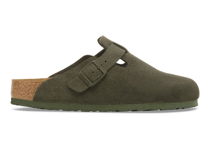 BIRKENSTOCK Boston Suede Leather Thyme