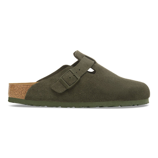 BIRKENSTOCK Boston Suede Leather Thyme