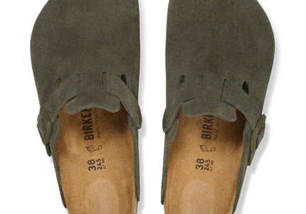 BIRKENSTOCK Boston Suede Leather Thyme