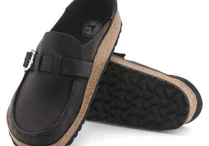 BIRKENSTOCK BUCKLEY WOMEN CLOGS Black Narrow
