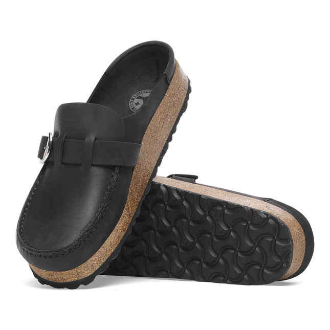 BIRKENSTOCK BUCKLEY WOMEN CLOGS Black Narrow