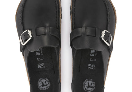 BIRKENSTOCK BUCKLEY WOMEN CLOGS Black Narrow