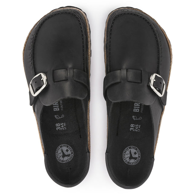BIRKENSTOCK BUCKLEY WOMEN CLOGS Black Narrow