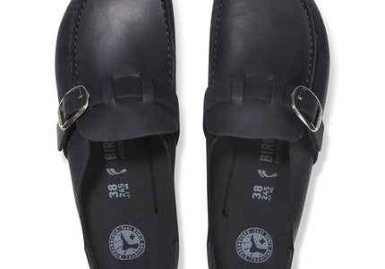 BIRKENSTOCK BUCKLEY WOMEN CLOGS Black Narrow