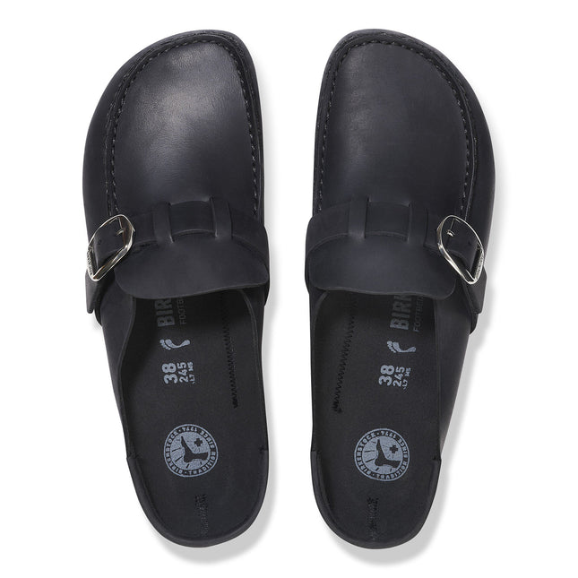 BIRKENSTOCK BUCKLEY WOMEN CLOGS Black Narrow