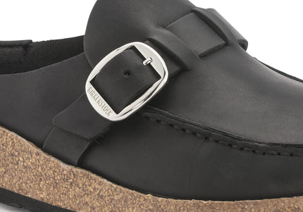 BIRKENSTOCK BUCKLEY WOMEN CLOGS Black Narrow