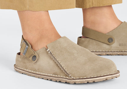 BIRKENSTOCK LUTRY MEN CLOGS Gray Taupe Regular