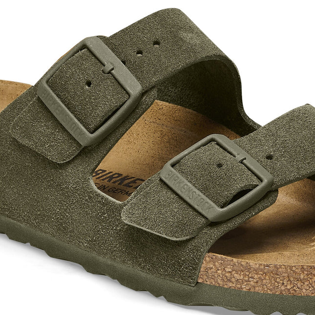 Arizona Suede Leather Thyme - detail