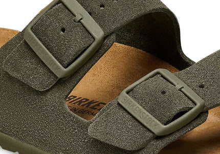 Arizona Suede Leather Thyme - detail
