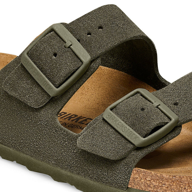 Arizona Suede Leather Thyme - detail