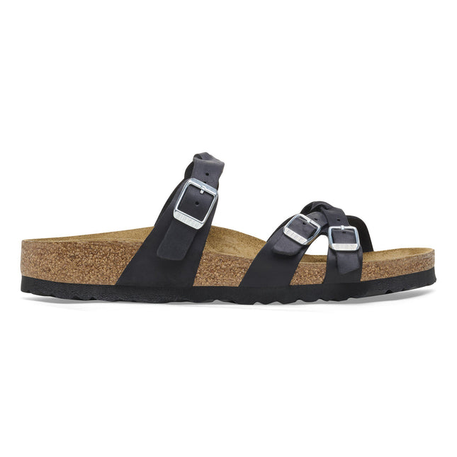 BIRKENSTOCK FRANCA BRAID OILED LEATHER WOMEN SANDALS