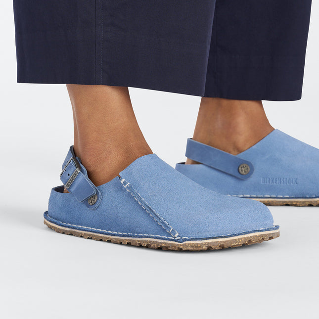 BIRKENSTOCK LUTRY WOMEN CLOGS Elemental Blue Narrow