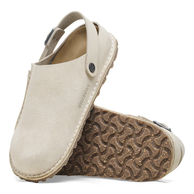 BIRKENSTOCK LUTRY MEN CLOGS Eggshell Regular