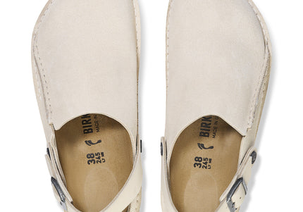 BIRKENSTOCK LUTRY MEN CLOGS Eggshell Regular