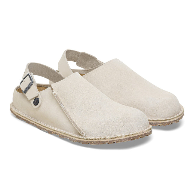 BIRKENSTOCK LUTRY MEN CLOGS Eggshell Regular