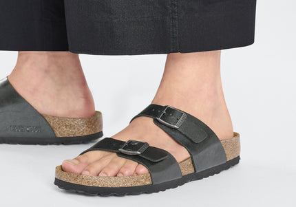 BIRKENSTOCK SYDNEY BIRKO-FLOR Women Sandals Graceful Licorice N