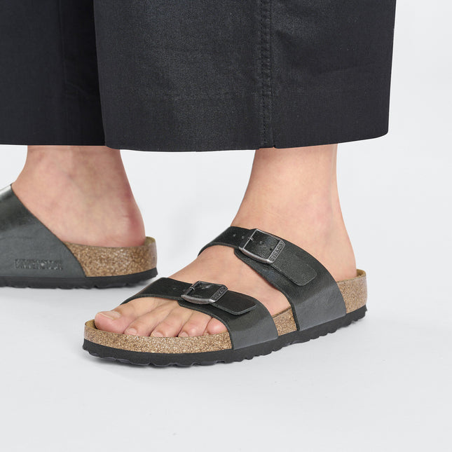 BIRKENSTOCK SYDNEY BIRKO-FLOR Women Sandals Graceful Licorice N