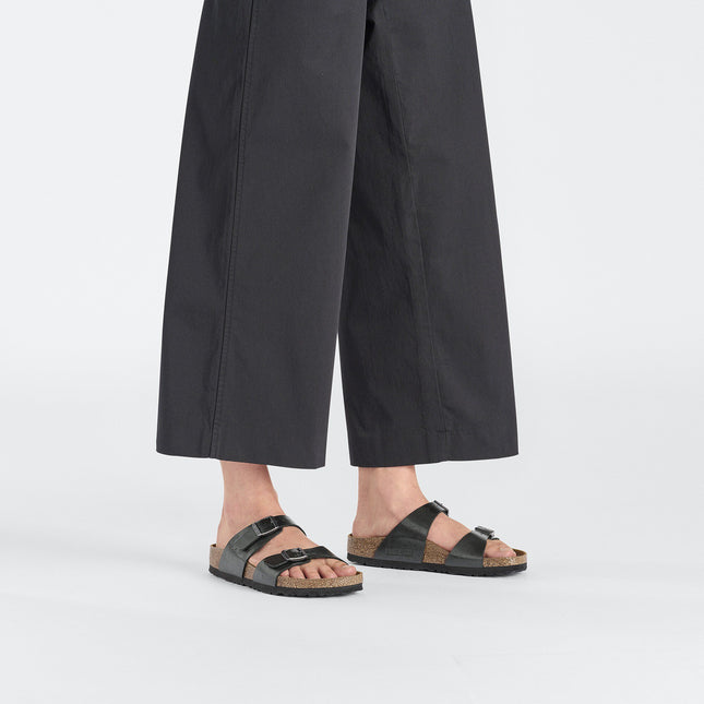 BIRKENSTOCK SYDNEY BIRKO-FLOR Women Sandals Graceful Licorice N