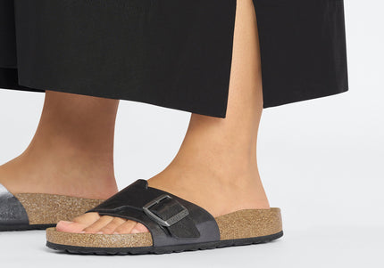 BIRKENSTOCK CATALINA BIRKO-FLOR Women Sandals Graceful Licorice N