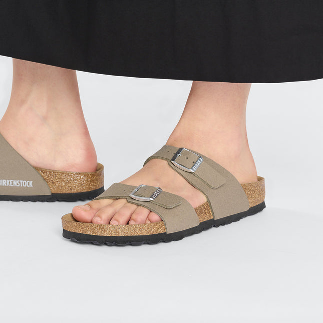 BIRKENSTOCK SYDNEY VEGAN Women Sandals Vegan Gray Taupe N