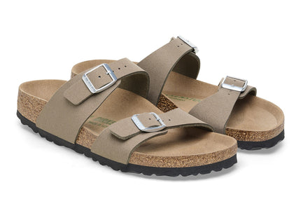 BIRKENSTOCK SYDNEY VEGAN Women Sandals Vegan Gray Taupe N