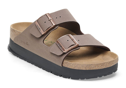 BIRKENSTOCK ARIZONA FLEX PLATFORM BIRKO-FLOR Women Sandals Mocha N