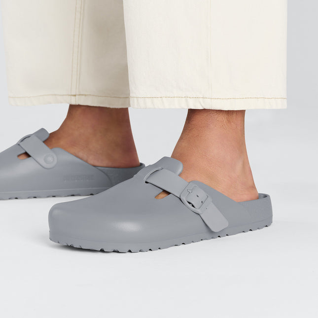 BIRKENSTOCK BOSTON ESSENTIALS EVA Men Clogs Stone Coin R
