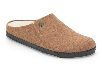 BIRKENSTOCK ZERMATT SHEARLING WOMEN CLOGS - Toffee