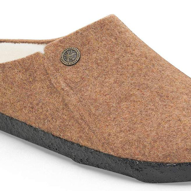 BIRKENSTOCK ZERMATT SHEARLING WOMEN CLOGS - Toffee
