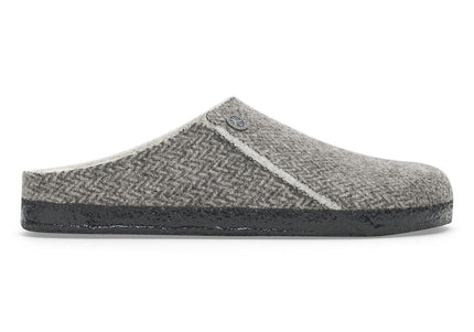 BIRKENSTOCK ZERMATT SHEARLING MEN CLOGS - Herringbone Gray
