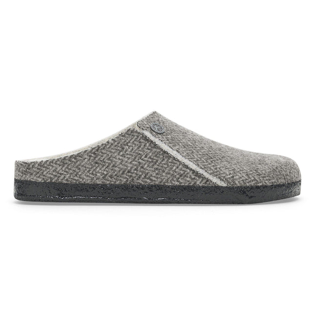 BIRKENSTOCK ZERMATT SHEARLING MEN CLOGS - Herringbone Gray