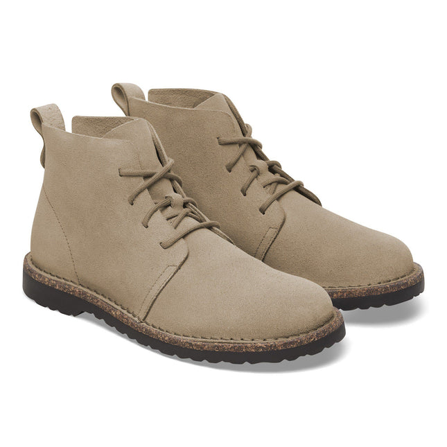 BIRKENSTOCK Uppsala Mid Suede Leather Taupe
