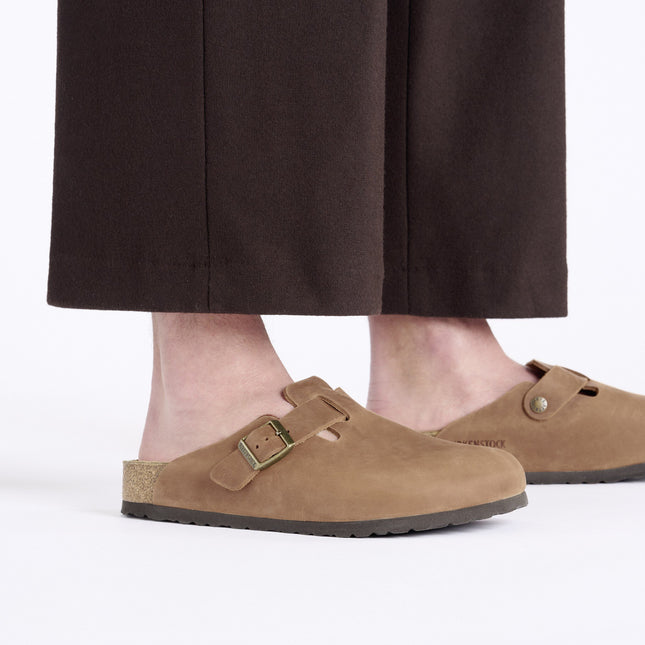 BIRKENSTOCK BOSTON MEN CLOGS Cognac Regular