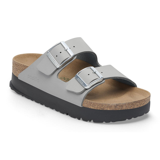 BIRKENSTOCK ARIZONA FLEX PLATFORM BIRKO-FLOR Women Sandals Stone Coin N