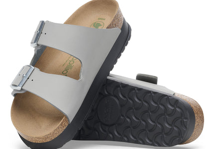 BIRKENSTOCK ARIZONA FLEX PLATFORM BIRKO-FLOR Women Sandals Stone Coin N