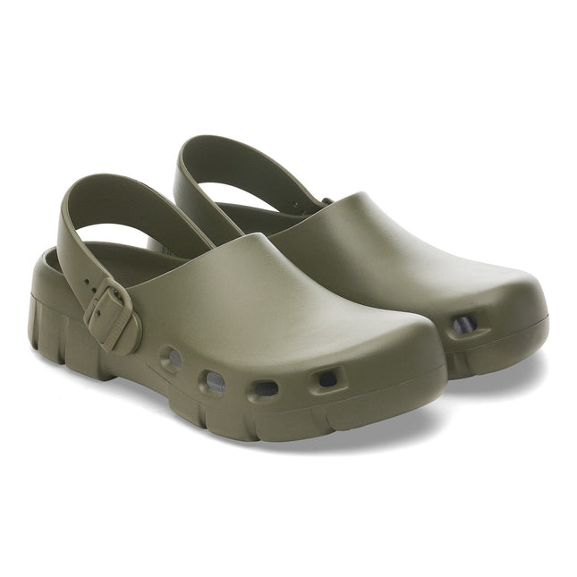 BIRKENSTOCK BIRKI FLOW EVA Unisex Clogs Khaki R