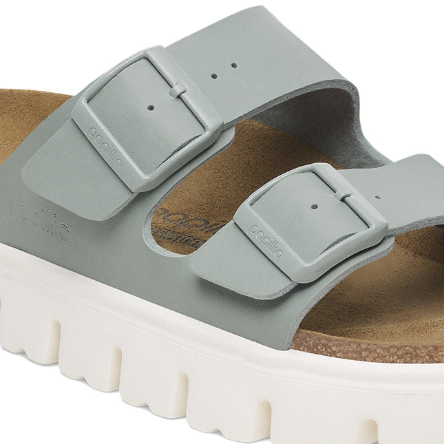BIRKENSTOCK ARIZONA FLEX PLATFORM BIRKO-FLOR Women Sandals Pure Sage N