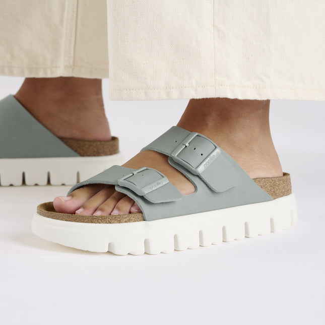 BIRKENSTOCK ARIZONA FLEX PLATFORM BIRKO-FLOR Women Sandals Pure Sage N