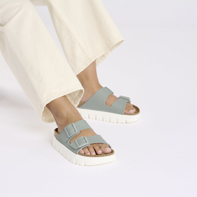 BIRKENSTOCK ARIZONA FLEX PLATFORM BIRKO-FLOR Women Sandals Pure Sage N