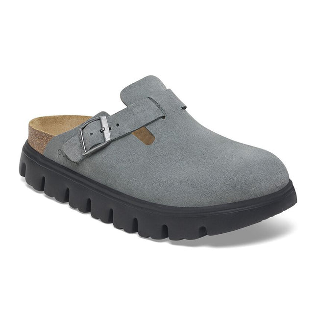 BIRKENSTOCK BOSTON CHUNKY WOMEN CLOGS Basalt Gray Narrow