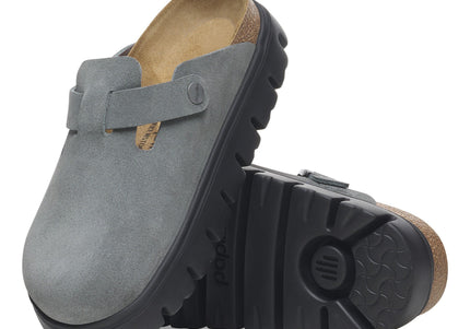 BIRKENSTOCK BOSTON CHUNKY WOMEN CLOGS Basalt Gray Narrow