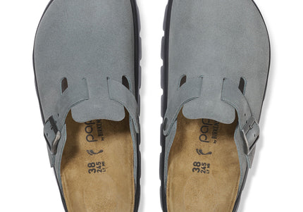 BIRKENSTOCK BOSTON CHUNKY WOMEN CLOGS Basalt Gray Narrow