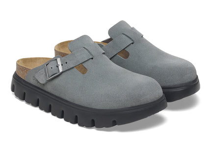 BIRKENSTOCK BOSTON CHUNKY WOMEN CLOGS Basalt Gray Narrow