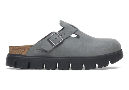 BIRKENSTOCK BOSTON CHUNKY WOMEN CLOGS Basalt Gray Narrow