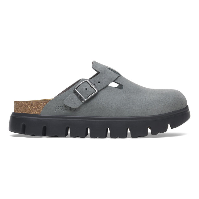 BIRKENSTOCK BOSTON CHUNKY WOMEN CLOGS Basalt Gray Narrow