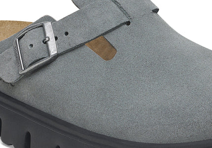BIRKENSTOCK BOSTON CHUNKY WOMEN CLOGS Basalt Gray Narrow
