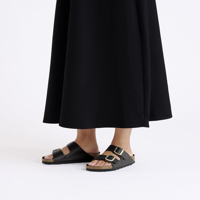 BIRKENSTOCK ARIZONA BS BIRKO-FLOR EMBOSSED Women Sandals Saffiano Black N