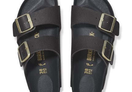 BIRKENSTOCK ARIZONA BS BIRKO-FLOR EMBOSSED Women Sandals Saffiano Black N