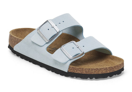 BIRKENSTOCK ARIZONA SUEDE LEATHER Women Sandals Baby Blue N