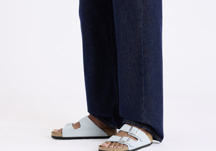 BIRKENSTOCK ARIZONA SUEDE LEATHER Women Sandals Baby Blue N